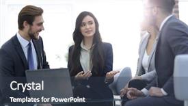  Presentation with women leader - Colorful presentation theme enhanced with start up of enterprise women backdrop and a  colored foreground