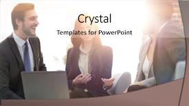  Presentation with women leader - Slides having start up of enterprise women background and a  colored foreground