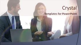  Presentation with women leader - Theme featuring start up of enterprise women background and a lemonade colored foreground