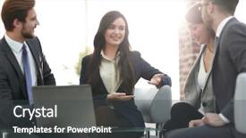  Presentation with women leader - Colorful slide set enhanced with start up of enterprise women backdrop and a  colored foreground