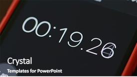  Presentation with timer - Amazing slide set having starting digital timer backdrop and a dark gray colored foreground