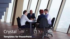  Presentation with software - Amazing presentation design having startup business people group have meeting in modern bright office interior senoir investors and young software developers backdrop and a dark gray colored foreground