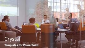  Presentation with business group meeting - Theme enhanced with startup business young creative people group brainstorming on meeting at office interior and using laptop computer to note ideas plans and projects background and a tawny brown colored foreground