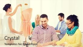  Presentation with education - PPT theme consisting of startup education fashion and office background and a lemonade colored foreground