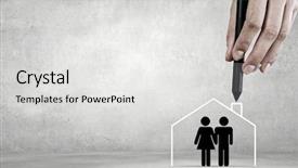  Presentation with real estate - Presentation enhanced with state - close up of human hand background and a light gray colored foreground