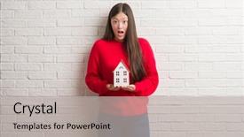  Presentation with hypertension at a young age - Theme having state agent woman over brick background and a  colored foreground