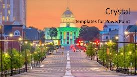  Presentation with alabama - Audience pleasing theme consisting of state capitol at dawn backdrop and a coral colored foreground