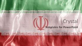  Presentation with wind - Audience pleasing presentation design consisting of state-flag-fluttering backdrop and a soft green colored foreground