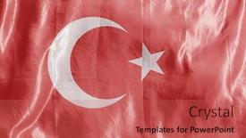  Presentation with wind - Theme enhanced with state-flag-fluttering background and a coral colored foreground