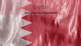  Presentation with wind - Presentation theme consisting of state-flag-fluttering background and a coral colored foreground