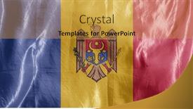  Presentation with wind - PPT theme enhanced with state-flag-fluttering background and a yellow colored foreground