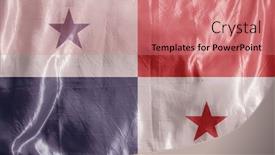  Presentation with wind - Theme with state-flag-fluttering background and a coral colored foreground