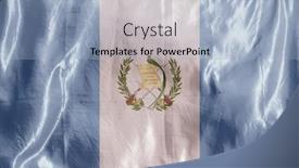  Presentation with wind - Slide deck having state-flag-fluttering background and a light blue colored foreground