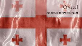  Presentation with wind - Amazing PPT layouts having state-flag-fluttering backdrop and a coral colored foreground