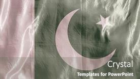  Presentation with wind - Audience pleasing PPT theme consisting of state-flag-fluttering backdrop and a gray colored foreground