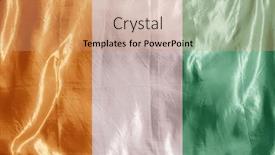  Presentation with wind - Amazing slide set having state-flag-fluttering backdrop and a coral colored foreground