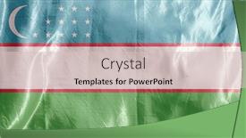  Presentation with wind - Amazing slide deck having state-flag-fluttering backdrop and a lemonade colored foreground