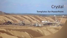  Presentation with ussr - Colorful slides enhanced with zircon - state mining and metallurgical plant backdrop and a  colored foreground