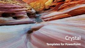  Presentation with nevada - Cool new presentation theme with state park nevada usa unusual backdrop and a coral colored foreground