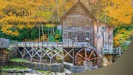  Presentation with virginia - Colorful slide deck enhanced with state-park-west-virginia-usa backdrop and a gold colored foreground