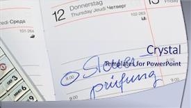  Presentation with tax audit - Presentation having state testing - date is entered background and a  colored foreground