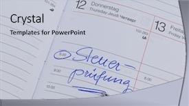  Presentation with tax audit - Cool new presentation theme with state testing - entry to the calendar tax backdrop and a  colored foreground