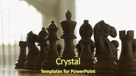  Presentation with chess board - Amazing slides having stategy - chess pieces set up backdrop and a  colored foreground