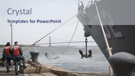  Presentation with docks - Cool new presentation design with staten-island-ny-may-20 backdrop and a sky blue colored foreground