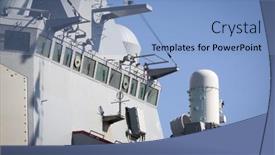  Presentation with missile - PPT theme featuring staten-island-ny-may-25 background and a light blue colored foreground