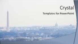  Presentation with united states capitol building - PPT layouts featuring states capitol building and potomac background and a white colored foreground