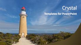  Presentation with national security - Amazing presentation theme having station in flinders chase national backdrop and a teal colored foreground