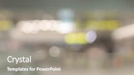  Presentation with business gas station - Theme with station of train or mrt background and a gray colored foreground