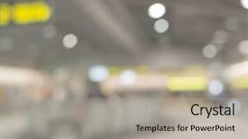  Presentation with station - Colorful presentation theme enhanced with station of train or mrt backdrop and a light gray colored foreground