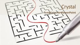  Presentation with my way - Slide deck having stationery drawing the exit way background and a lemonade colored foreground