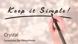  Presentation with fountain pen - PPT layouts having stationery free - businesswomans hand writing with fountain background and a lemonade colored foreground