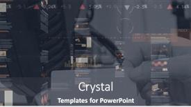  Presentation with payment - Presentation design consisting of statistical-data-processing-against-close background and a dark gray colored foreground