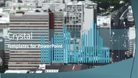  Presentation with data processing - PPT theme enhanced with statistical-data-processing-over-aerial and a  colored foreground