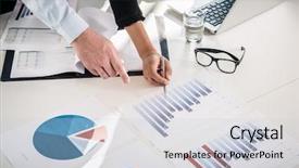  Presentation with information - Presentation consisting of statistics - business experts analyzing statistical information background and a lemonade colored foreground