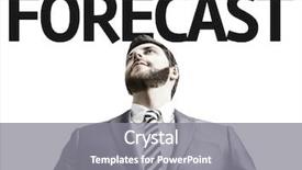  Presentation with forecast - Amazing presentation theme having statistics propapility - business man with the text backdrop and a gray colored foreground