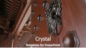  Presentation with building houses - Theme enhanced with statue door lock with traditional background and a tawny brown colored foreground