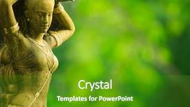  Presentation with green foliage - Presentation consisting of  background and a  colored foreground