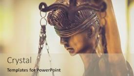  Presentation with lady justice - Colorful theme enhanced with statue-of-justice-lady-justice backdrop and a lemonade colored foreground