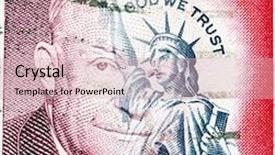  Presentation with liberty - Cool new presentation theme with statue of liberty on us vintage postmark with president eisenhower backdrop and a lemonade colored foreground