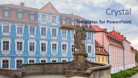  Presentation with bavaria - Slide deck with is a unesco world heritage background and a lemonade colored foreground