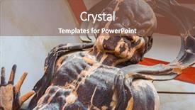  Presentation with kyoto - Beautiful presentation theme featuring statue of the guardian god backdrop and a  colored foreground