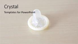  Presentation with condom - Colorful presentation theme enhanced with std - condom backdrop and a light gray colored foreground