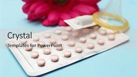  Presentation with contraception - Audience pleasing slides consisting of std - contraception concept pills condom backdrop and a lemonade colored foreground