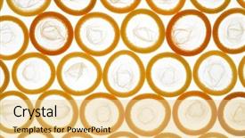  Presentation with condoms - Slide deck with std - frameful of latex condoms lit background and a yellow colored foreground