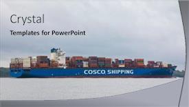  Presentation with ship shipping - 
