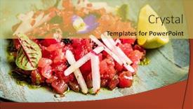  Presentation with raw meat - 